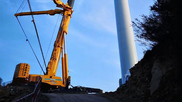 来了！首台XCA1200_I落户广东，，，中国风电吊装千吨级阵营再添劲旅