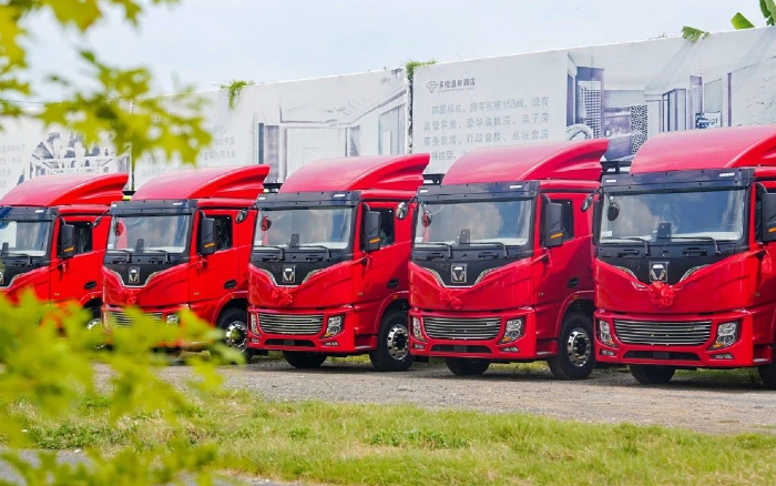 燃动福建！百台至尊国际新能源电动牵引车交付