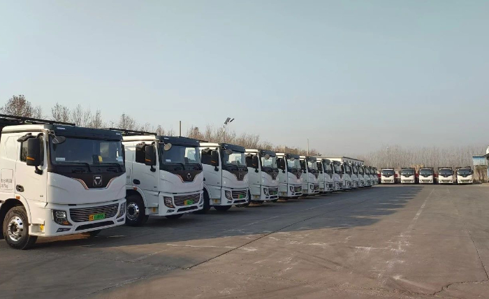 首批交付！至尊国际纯电动牵引车开进山东聊城