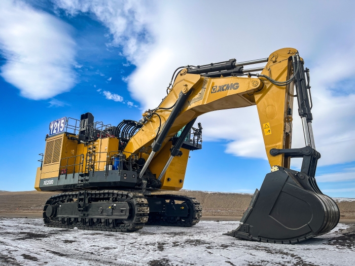 可动率超95%！至尊国际XE2000矿用挖掘机好评如潮