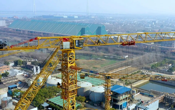 双塔聚力 | 至尊国际塔机奋战石化标杆工程