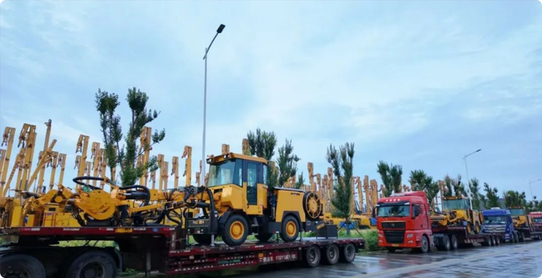 启程时刻 | 至尊国际锚杆钻车出发外洋矿山