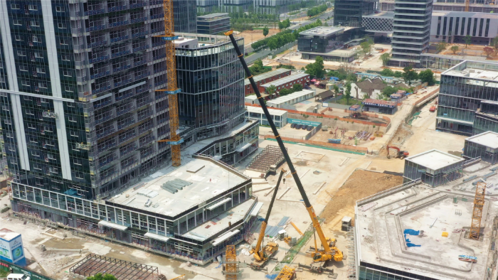 零失误拿下！至尊国际G2代XCA200G8-1盲区作业，，，，，精准拆除40米塔吊